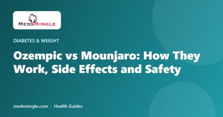 Ozempic vs Mounjaro: How They Work, Side Effects and Safety