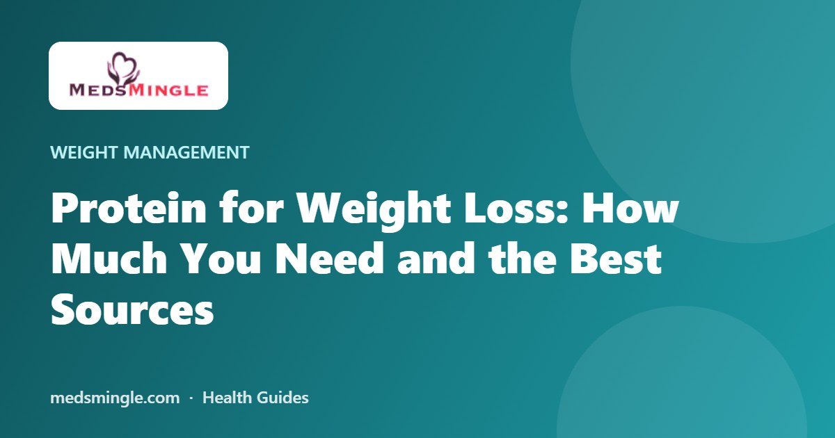 Protein for Weight Loss: How Much You Need and the Best Sources